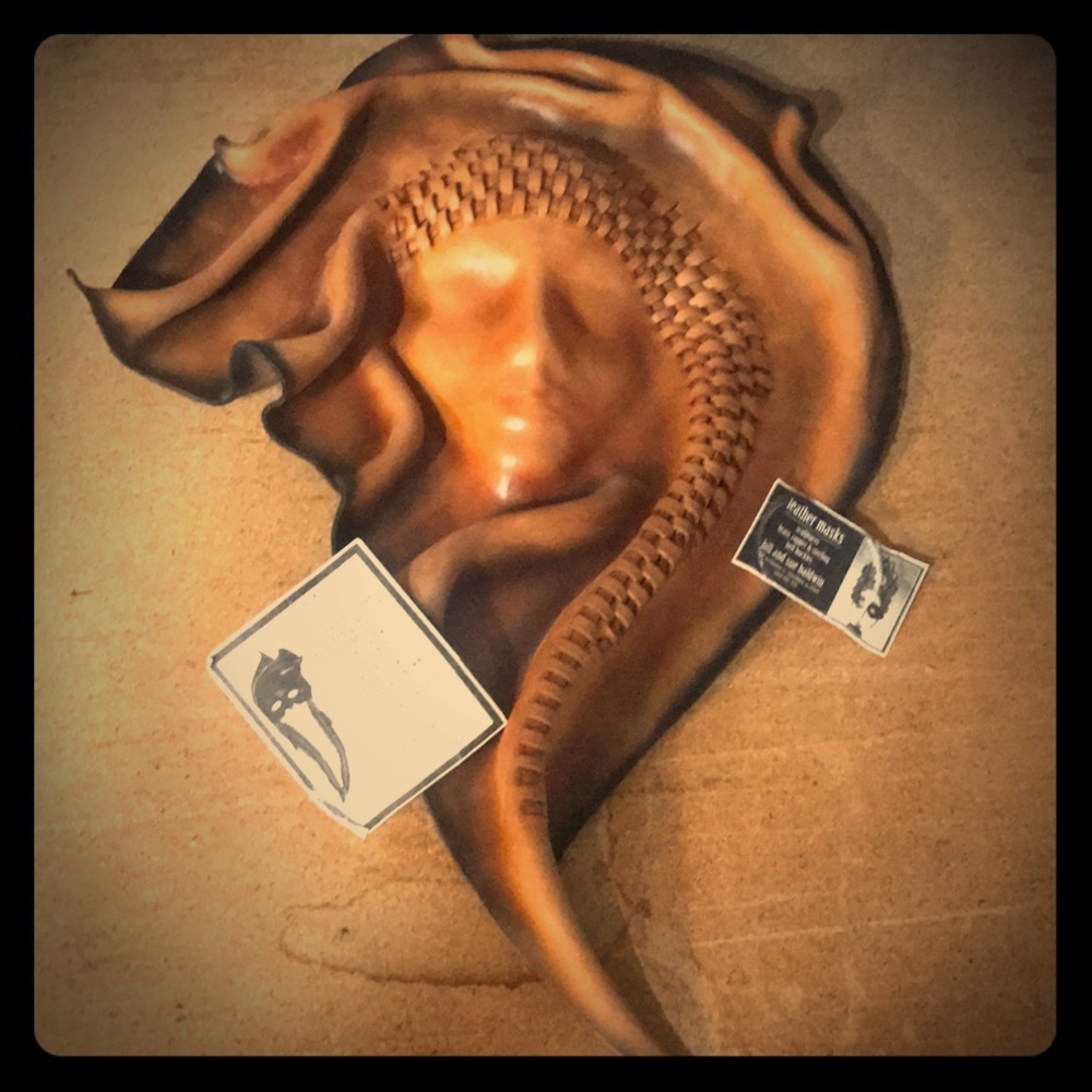 Leather artisan wall art